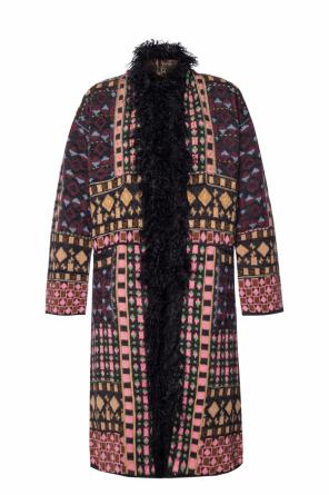 Coat with a fur finish, zdjęcie 1 Coat with a fur finish od Etro